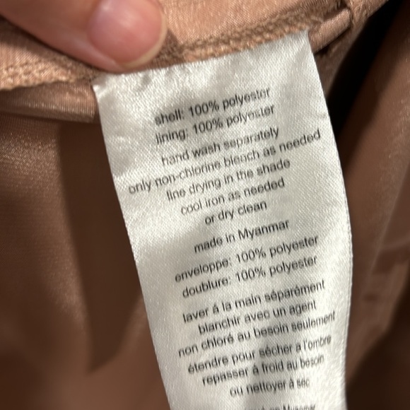 Galina Signature David’s Bridal satin dress with pockets size 8 - Picture 8 of 10